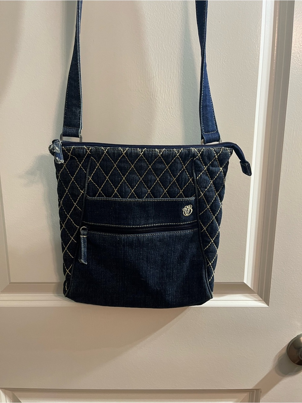 Vera Bradley Quilted Denim Crossbody